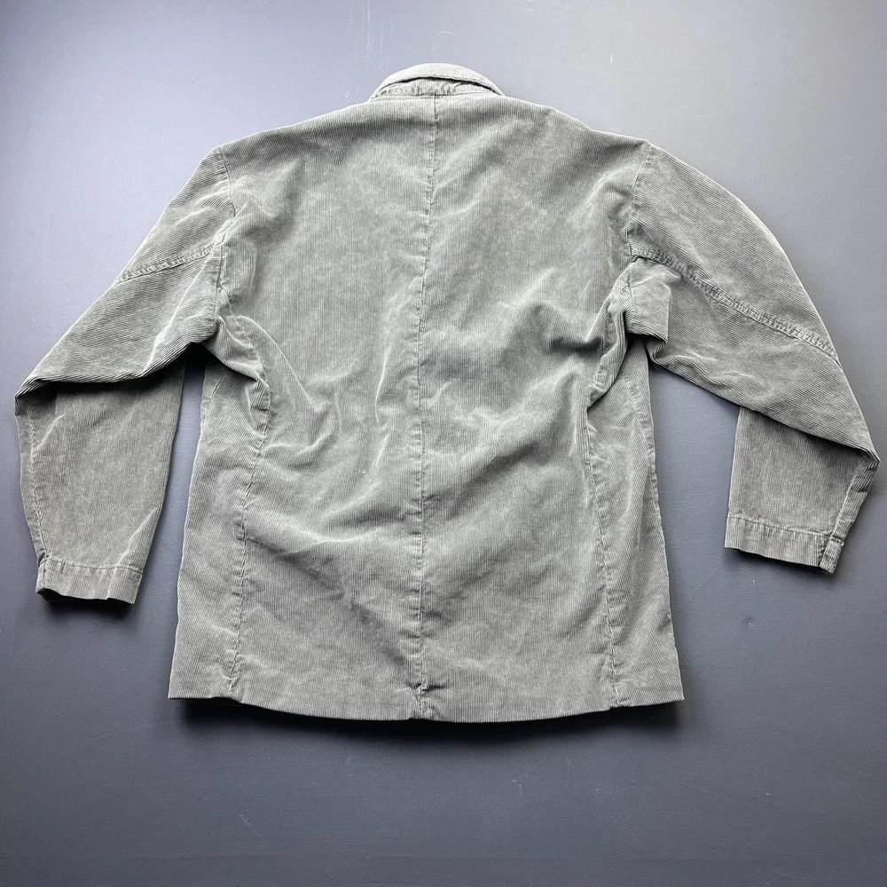 NSF Corduroy Blazer Jacket Women's Small Gray Relaxed Classic Western Casual Y2K - Picture 10 of 14